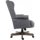 Corringham Traditional Grey Fabric Chair